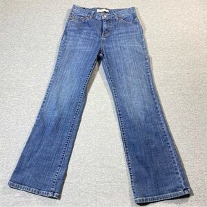 Levi’s 512 Jeans Women's W28 L28 Blue Perfectly Slimming Bootcut Mid Rise Denim